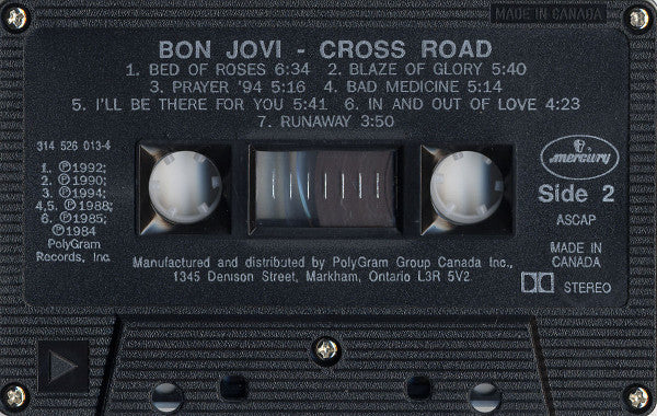 Bon Jovi : Cross Road (Cass, Comp, Dol)