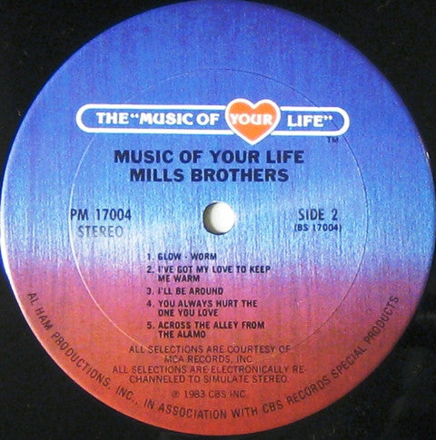 The Mills Brothers : Music Of Your Life (LP, Comp)
