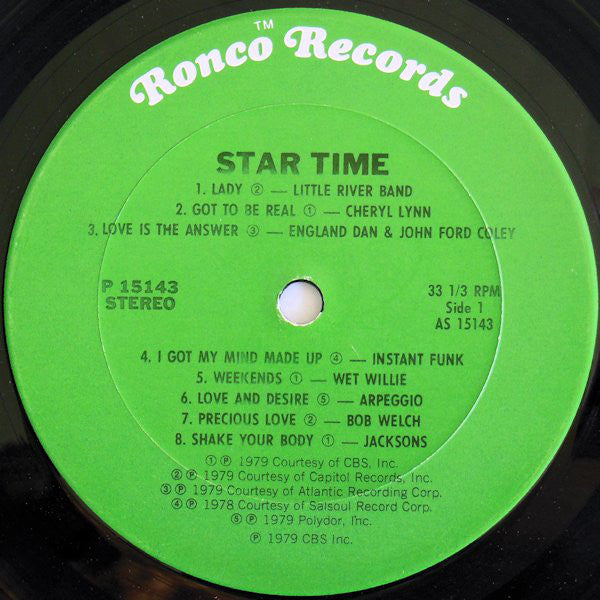 Various : Star Time (LP, Comp)