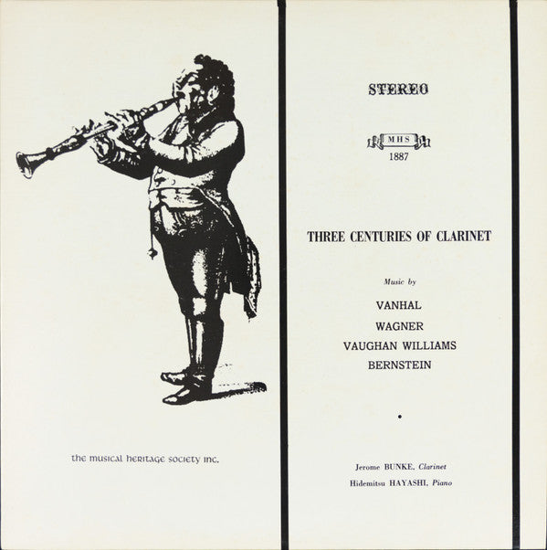 Jerome Bunke ,  Hidemitsu Hayashi : Three Centuries of Clarinet (LP)