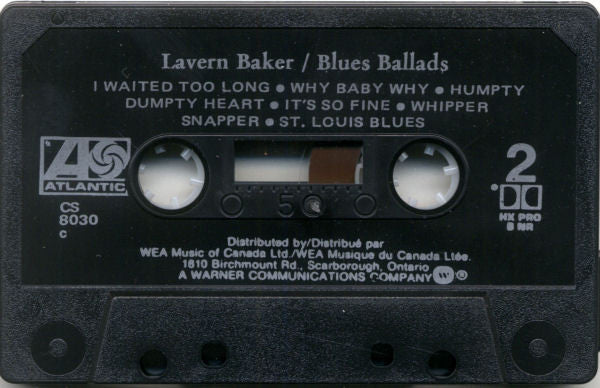 LaVern Baker : Blues Ballads (Cass, Album, RE, Dol)