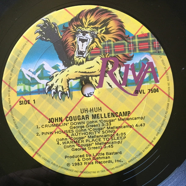 John Cougar Mellencamp : Uh-Huh (LP, Album)
