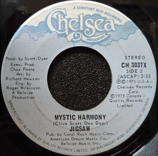 Jigsaw (3) : Love Fire / Mystic Harmony (7", Single)