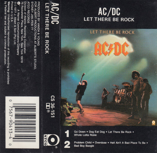 AC/DC : Let There Be Rock (Cass, Album, RE)