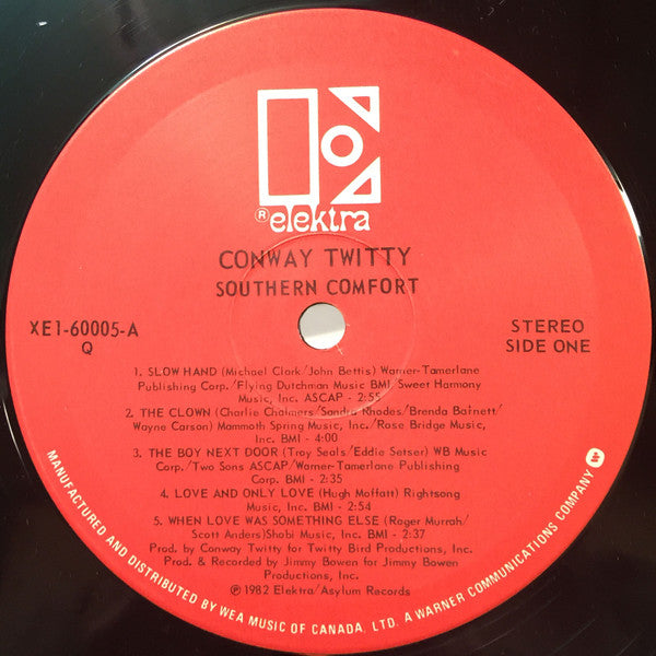 Conway Twitty : Southern Comfort (LP)