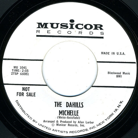 The Dahills : Michelle (7", Single, Mono, Promo)