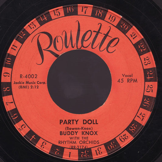 Buddy Knox With The Rhythm Orchids : Party Doll (7", Single)