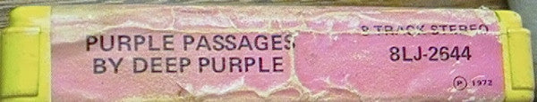 Deep Purple : Purple Passages (8-Trk, Comp)