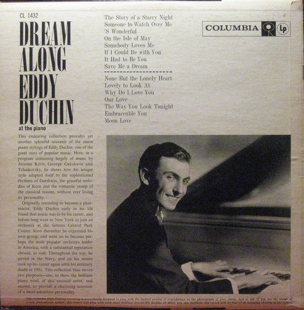 Eddy Duchin : Dream Along (LP, Album, Mono)