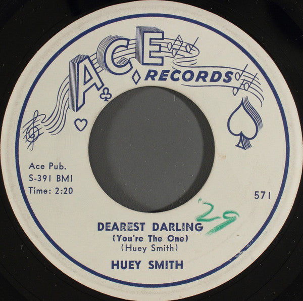 Huey "Piano" Smith : Tu-Ber-Cu-Lucas And The Sinus Blues / Dearest Darling (You're The One) (7", Single)