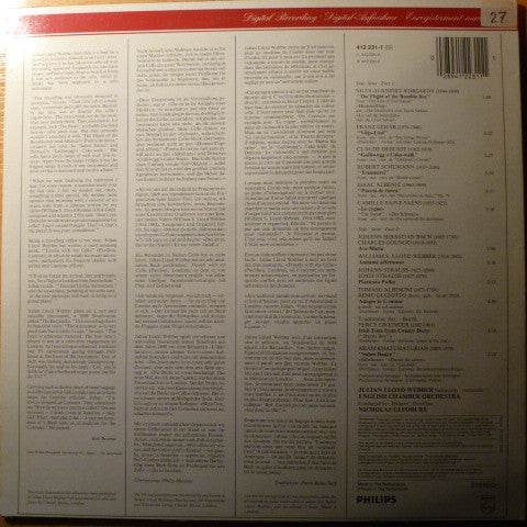 Julian Lloyd Webber, English Chamber Orchestra, Nicholas Cleobury : Travels With My Cello (LP, Album)