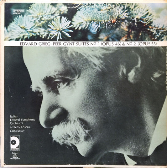 Edvard Grieg, Amleto Toscali, Italian Festival Symphony Orchestra : Peer Gynt Suites No. 1 (Opus 46) & No. 2 (Opus 55) (LP)