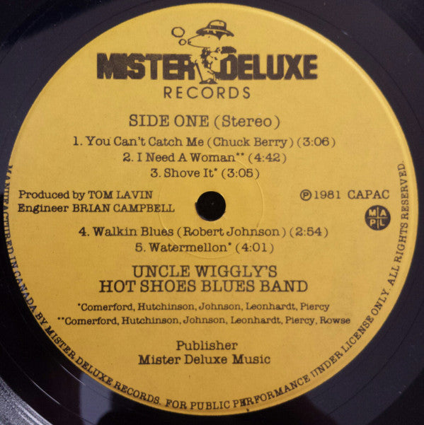 Uncle Wiggly's Hot Shoes Blues Band : Uncle Wiggly's Hot Shoes Blues Band (LP, Album)