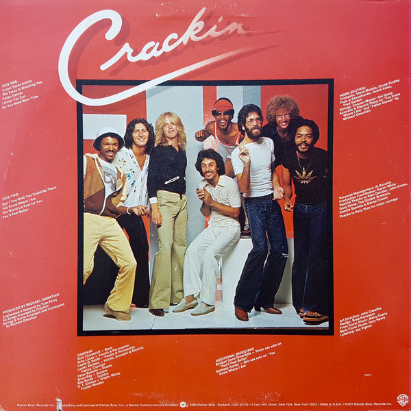 Crackin' : Crackin' (LP, Album, Win)