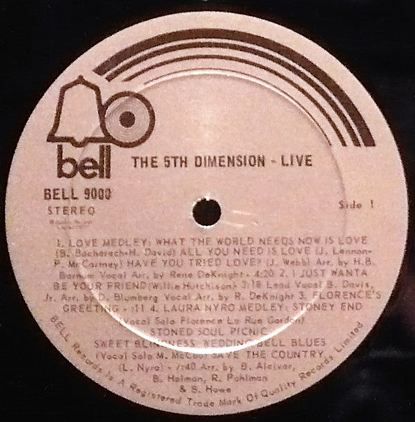 The Fifth Dimension : Live!! (2xLP, Album, Gat)