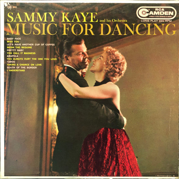 Sammy Kaye And His Orchestra : Music For Dancing (LP)