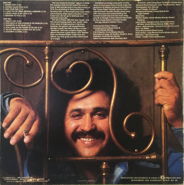 Freddy Fender (2) : Are You Ready For Freddy (LP, Album)