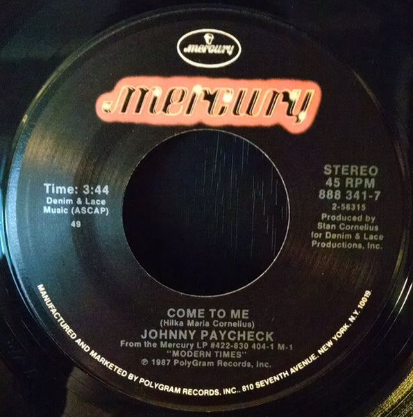 Johnny Paycheck : Come To Me / Ragtime Redneck Boy (7", Single)
