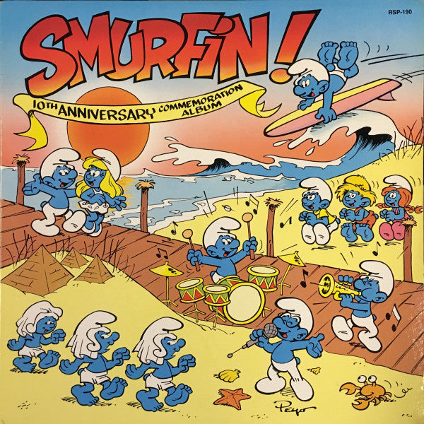 The Smurfs (2) : Smurfin! 10th Anniversary Commemoration Album (LP)