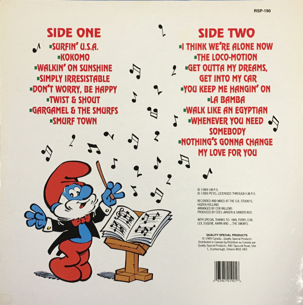 The Smurfs (2) : Smurfin! 10th Anniversary Commemoration Album (LP)