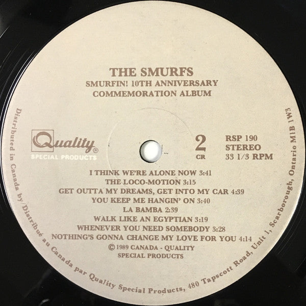 The Smurfs (2) : Smurfin! 10th Anniversary Commemoration Album (LP)