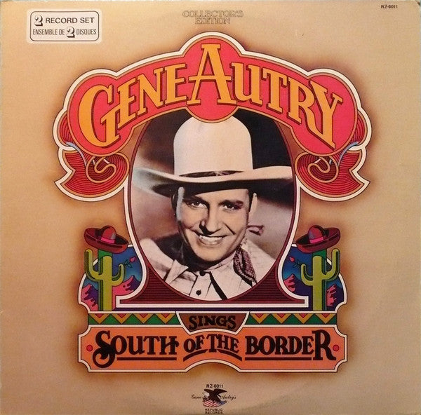 Gene Autry : Sings South Of The Border / All American Cowboy (2xLP, Gat)