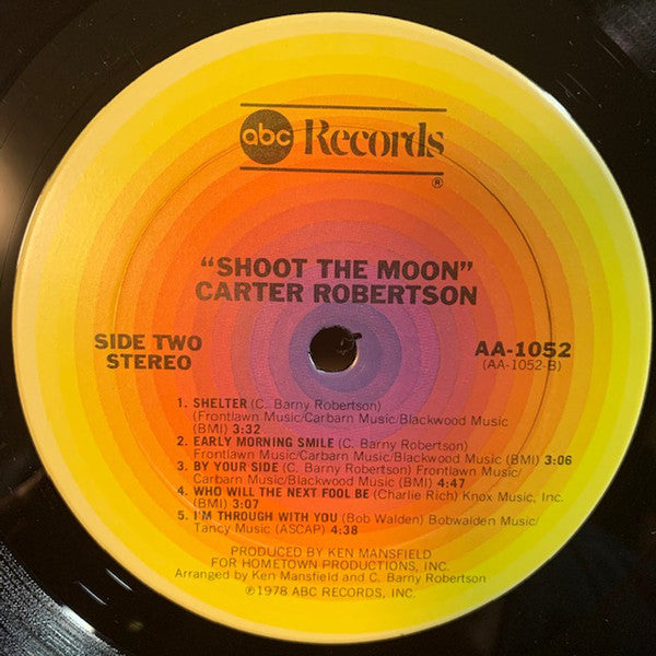Carter Robertson : Shoot The Moon (LP, Album)