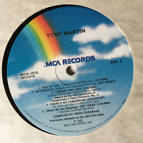 Tony Martin (3) : Tony Martin (LP, Comp, RE)