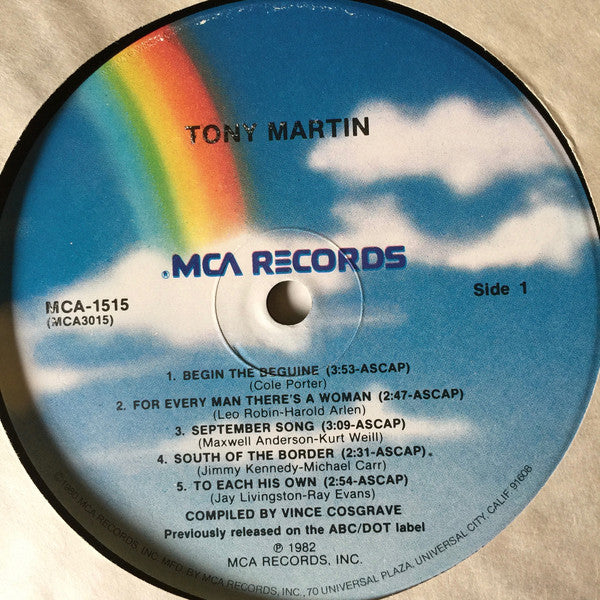 Tony Martin (3) : Tony Martin (LP, Comp, RE)