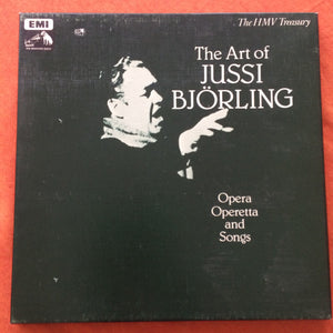 Jussi Björling : The Art Of Jussi Björling (3xLP, Comp, Mono, Box)