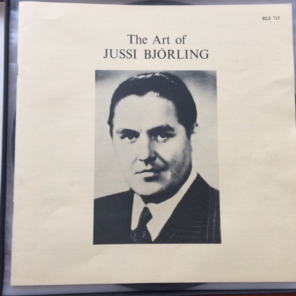 Jussi Björling : The Art Of Jussi Björling (3xLP, Comp, Mono, Box)