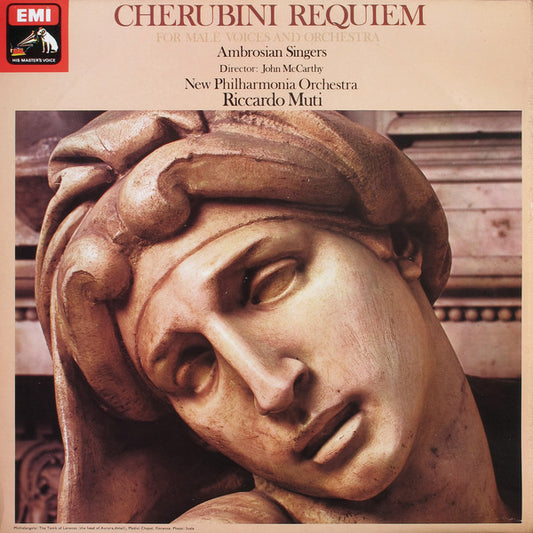 Cherubini*, The Ambrosian Singers, John McCarthy, New Philharmonia Orchestra, Riccardo Muti : Requiem In D Minor For Male Chorus & Orchestra (LP, Album, Quad, RE, RP)
