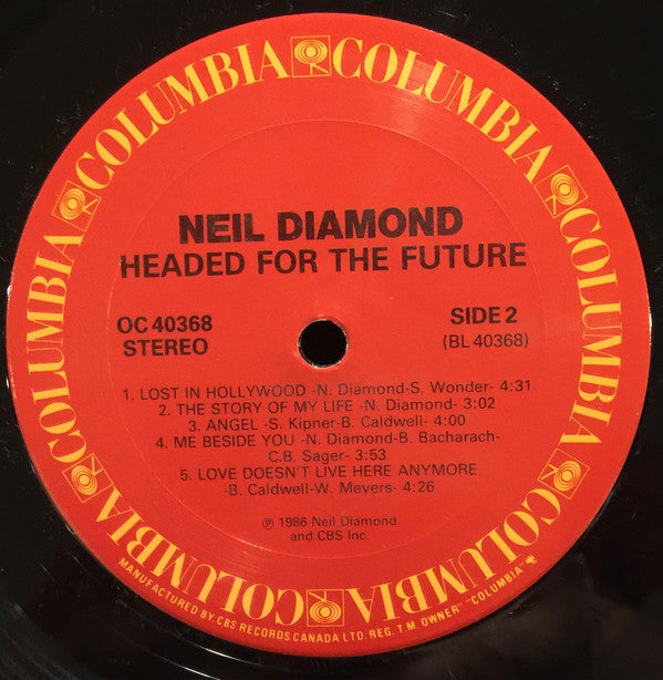 Neil Diamond : Headed For The Future (LP, Album)