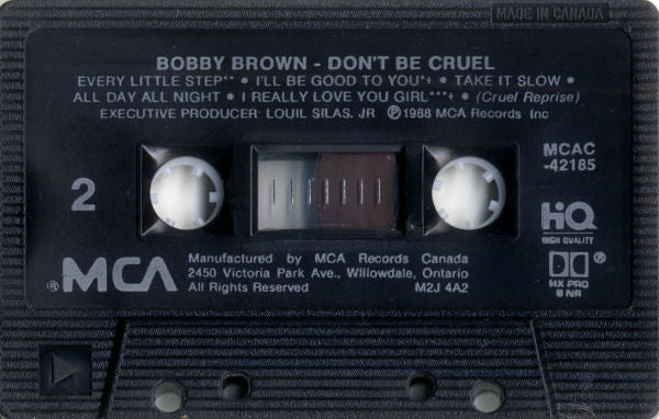 Bobby Brown : Don't Be Cruel (Cass, Album, Dol)