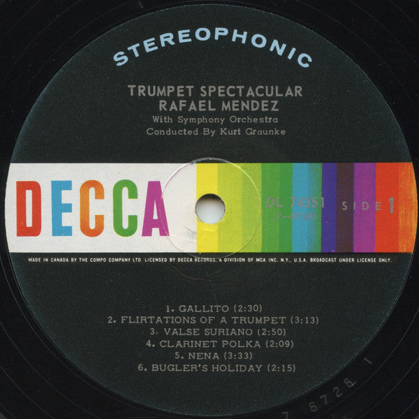 Rafael Mendez : Trumpet Spectacular (LP, Album)