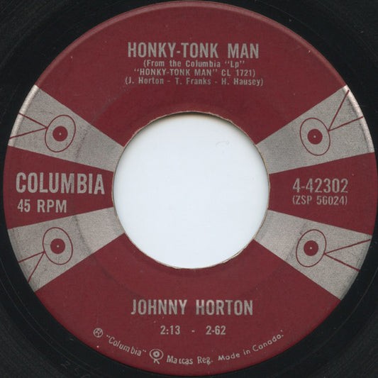 Johnny Horton : Honky-Tonk Man (7", Single)