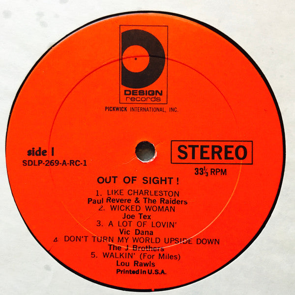 Various : Out Of Sight! (LP, Comp)