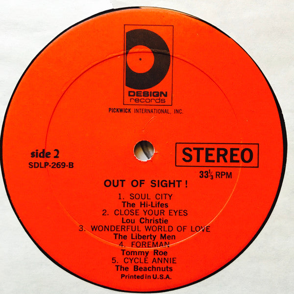 Various : Out Of Sight! (LP, Comp)