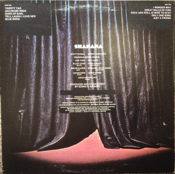 Shanana* : Shanana (LP, Album)