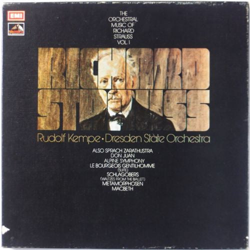 Richard Strauss, Staatskapelle Dresden, Rudolf Kempe : The Orchestral Music of Richard Strauss Vol. I (4xLP + Box)