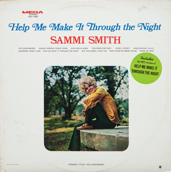 Sammi Smith : Help Me Make It Through The Night (LP, Album)
