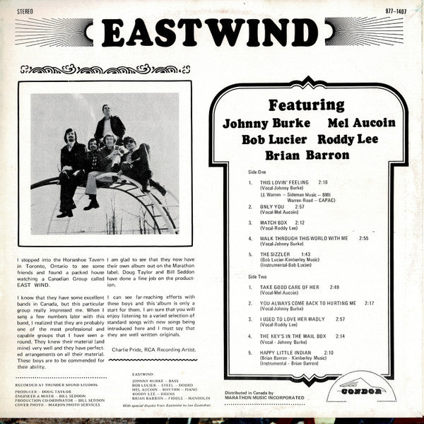 Eastwind (4) : Eastwind (LP, Album)