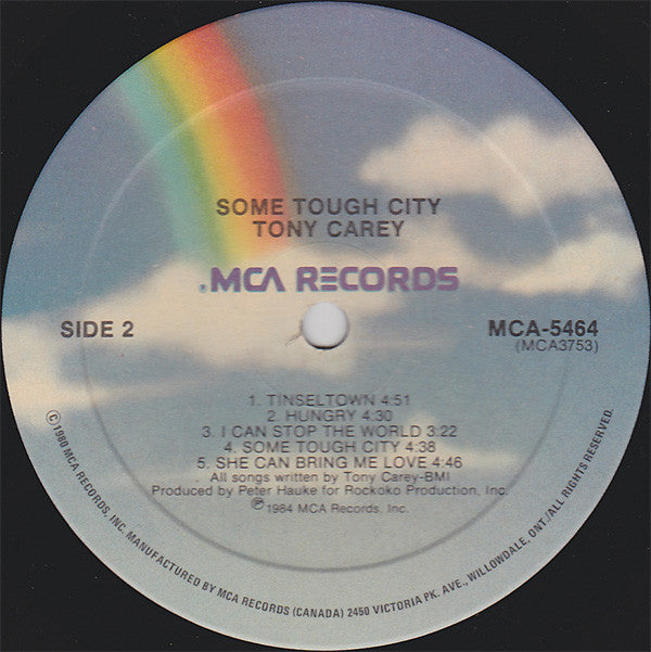 Tony Carey : Some Tough City (LP, Album)