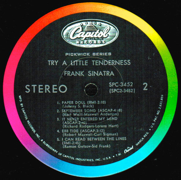 Frank Sinatra : Try A Little Tenderness (LP, Comp, Scr)