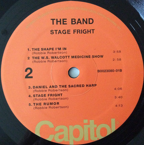 The Band : Stage Fright (LP, Album, RE, 180)
