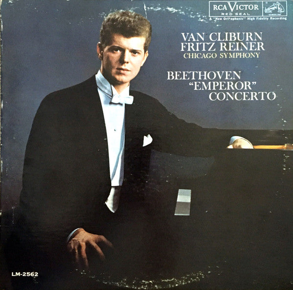 Van Cliburn, Chicago Symphony*, Fritz Reiner - Beethoven* : "Emperor" Concerto (LP, Album, Mono)