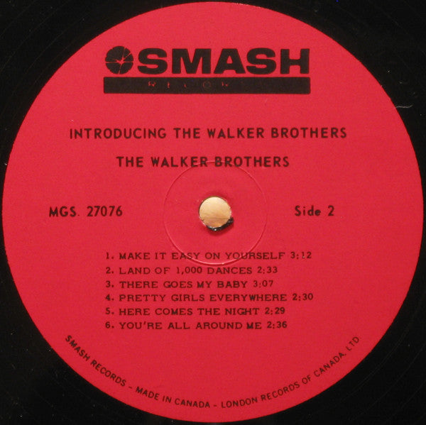The Walker Brothers : Introducing The Walker Brothers (LP, Mono)