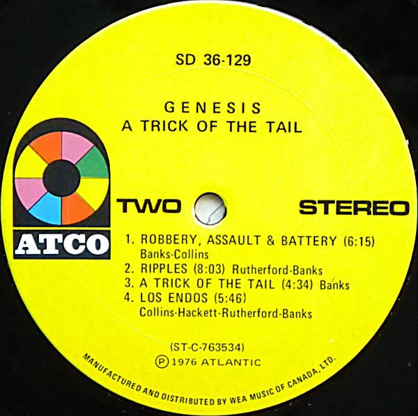 Genesis : A Trick Of The Tail (LP, Album)