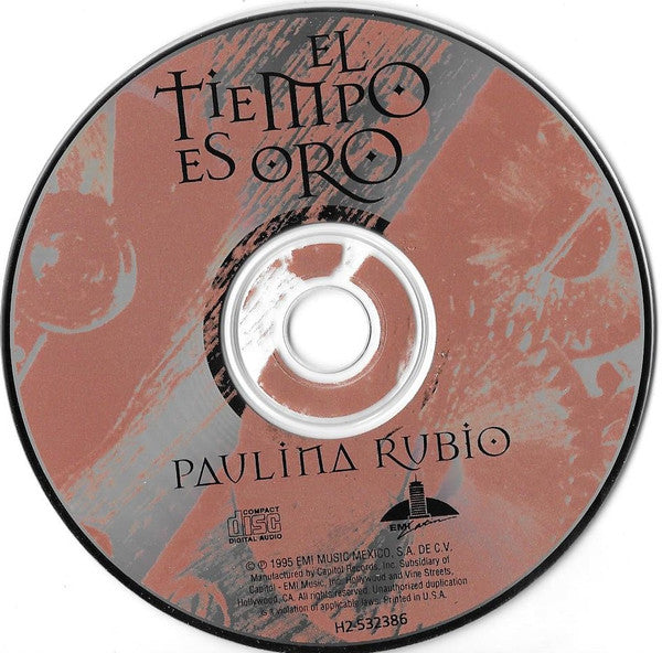 Paulina Rubio : El Tiempo Es Oro  (CD, Album, Club)