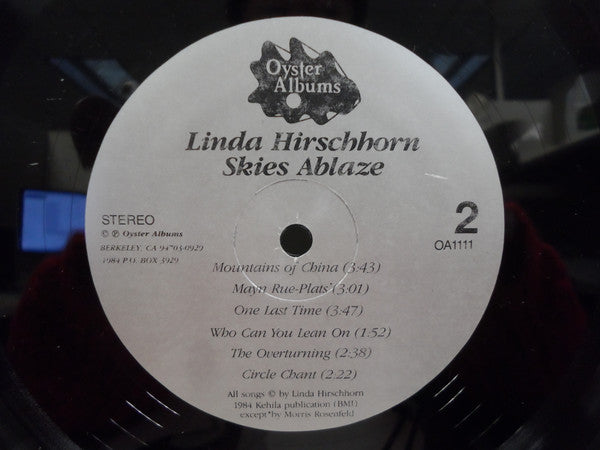 Linda Hirschhorn : Skies Ablaze (LP, Album)